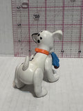 Puppy Playing with a Blue Rag 101 Dalmation Disney Mcdonalds Toy Character