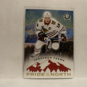 P-1 Jonathan Toews Pride Chicago Blackhawks2018-19 OPC Coast to Coast Hockey Card KD