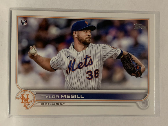 #134 Tylor Megill Rookie New York Mets 2022 Topps Series One Baseball Card MLB