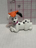 Puppy Laying Down with a Leaf on Head 101 Dalmation Disney Mcdonalds Toy Character