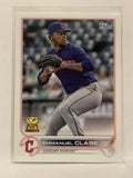 #190 Emmanual Clase Rookie Cleveland Guardians 2022 Topps Series One Baseball Card MLB