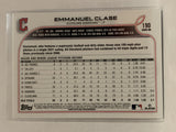 #190 Emmanual Clase Rookie Cleveland Guardians 2022 Topps Series One Baseball Card MLB