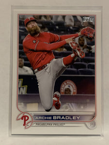 #10 Archie Bradley Philadelphia Phillies 2022 Topps Series One Baseball Card MLB