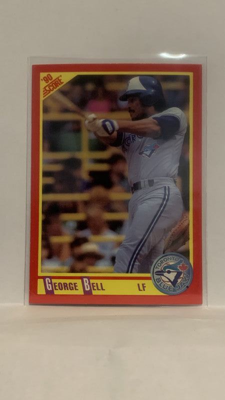 #286 George Bell Toronto Blue Jays 1990 Score Baseball Card