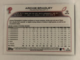 #10 Archie Bradley Philadelphia Phillies 2022 Topps Series One Baseball Card MLB