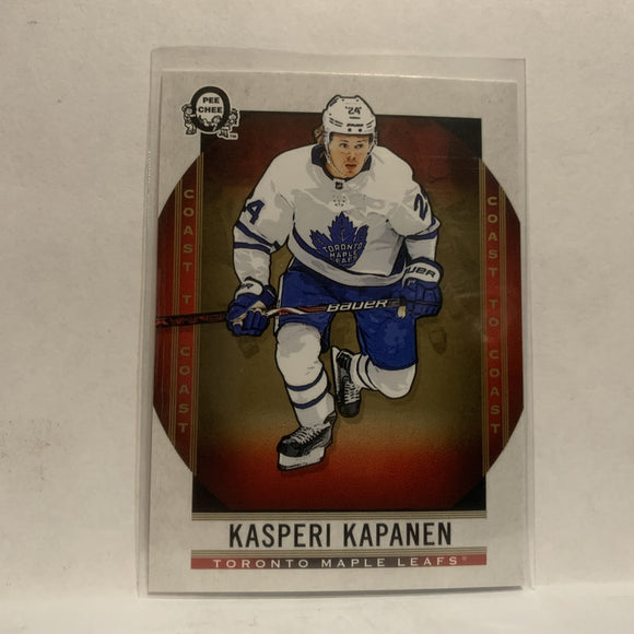 #54 Kasperi Kapanen Toronto Maple Leafs2018-19 OPC Coast to Coast Hockey Card KD