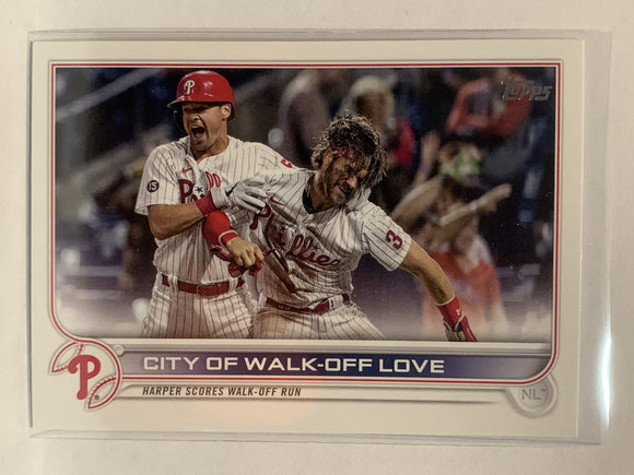 #321 City of Walk-Off Love Philadelphia Phillies 2022 Topps Series One Baseball Card MLB