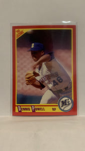 #308 Dennis Powell Seattle Mariners 1990 Score Baseball Card