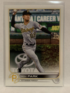 #184 Hoy Park Rookie Pittsburgh Pirates 2022 Topps Series One Baseball Card MLB