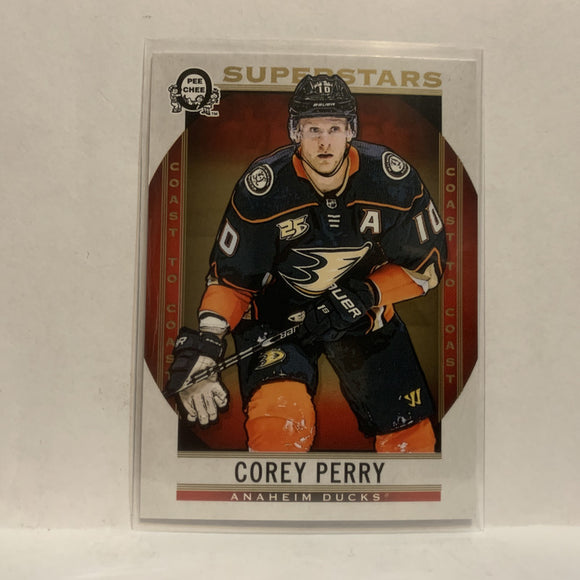 #131 Corey Perry Superstars Anaheim Ducks2018-19 OPC Coast to Coast Hockey Card KE