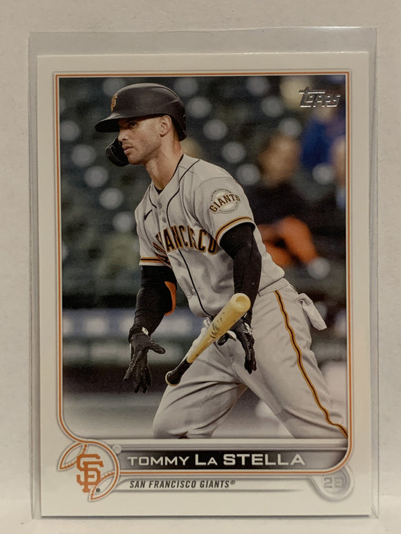 #241 Tommy La Stella San Francisco Giants 2022 Topps Series One Baseball Card MLB