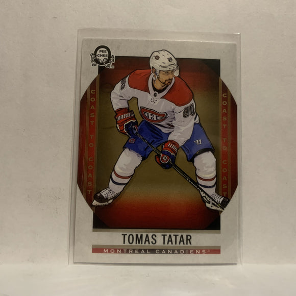 #49 Tomas Tatar Montreal Canadiens2018-19 OPC Coast to Coast Hockey Card KE