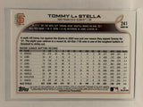 #241 Tommy La Stella San Francisco Giants 2022 Topps Series One Baseball Card MLB