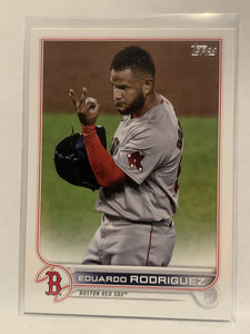 #192 Eduardo Rodriguez Boston Red Sox 2022 Topps Series One Baseball Card MLB