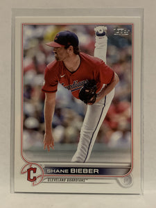 #21 Shane Bieber   Cleveland Guardians 2022 Topps Series One Baseball Card MLB