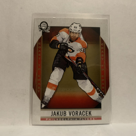 #24 Jakub Voracek Philadelphia Flyers2018-19 OPC Coast to Coast Hockey Card KE