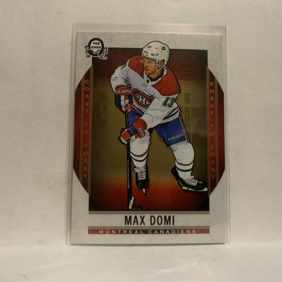 #65 Max Domi Montreal Canadiens2018-19 OPC Coast to Coast Hockey Card KE