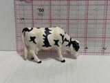 Black White Dairy Holstein Cow ERTL  Toy Animal