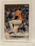 #73 Johnny Cueto San Francisco Giants 2022 Topps Series One Baseball Card MLB