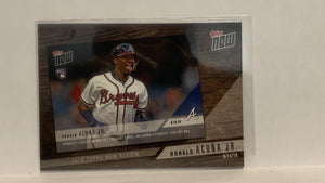 TN-10 Ronald Acuna Jr Atlanta Braves 2019 Topps Series 1 Baseball Card