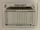 #73 Johnny Cueto San Francisco Giants 2022 Topps Series One Baseball Card MLB