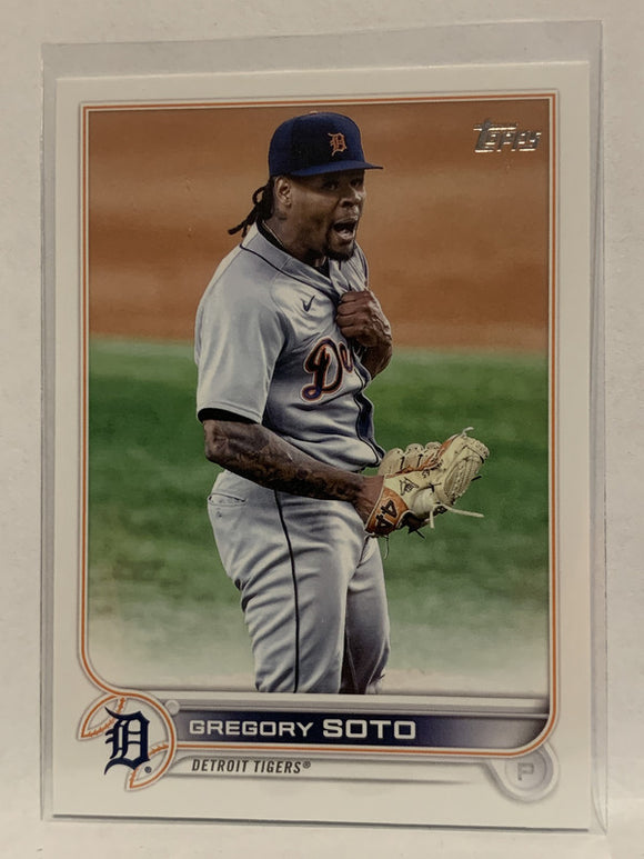 #17 Gregory Soto Detroit Tigers 2022 Topps Series One Baseball Card MLB