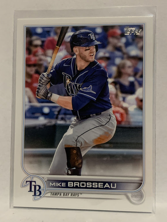 #223 Mike Brosseau Tampa Bay Rays 2022 Topps Series One Baseball Card MLB