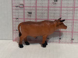 Brown Oxen Cow Bull Steer  Toy Animal