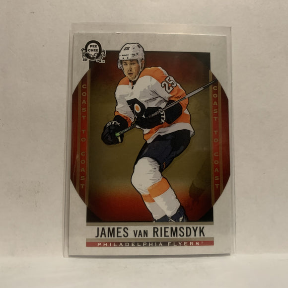 #97 James Van Riemsdyk Philadelphia Flyers2018-19 OPC Coast to Coast Hockey Card KE