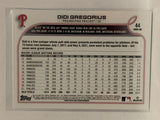 #44 Didi Gregorius Philadelphia Phillies 2022 Topps Series One Baseball Card MLB