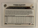 #240 Corbin Burnes Milwaukee Brewers 2022 Topps Series One Baseball Card MLB