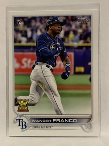 #215 Wander Franco Rookie Tampa Bay Rays 2022 Topps Series One Baseball Card MLB