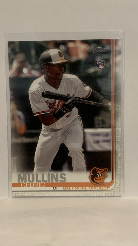 #318 Cedric Mullins Rookie Baltimore Orioles 2019 Topps Series 1 Baseball Card