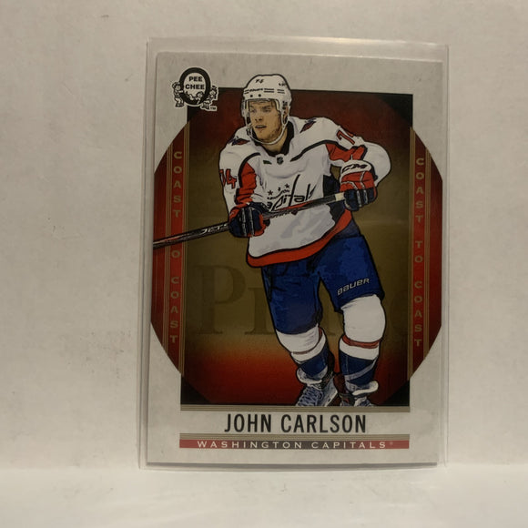 #77 John Carlson Washington Capitals2018-19 OPC Coast to Coast Hockey Card KF