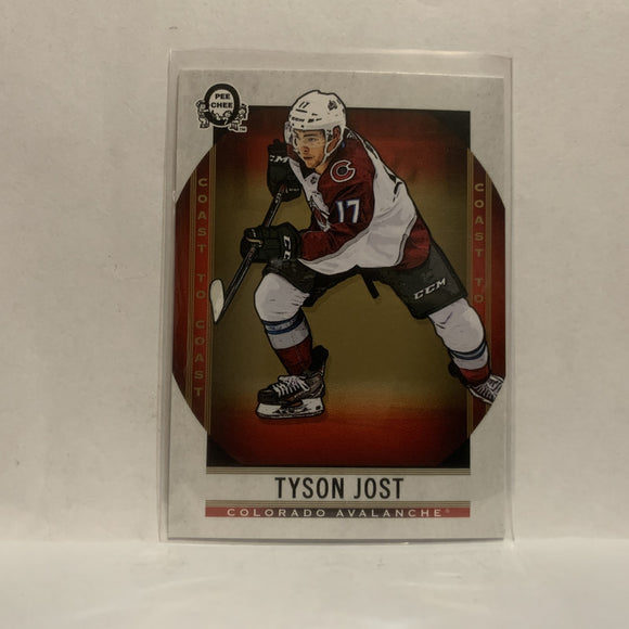 #81 Tyson Jost Colorado Avalanche2018-19 OPC Coast to Coast Hockey Card KF