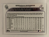 #232 Brendan Rodgers Colorado Rockies 2022 Topps Series One Baseball Card MLB