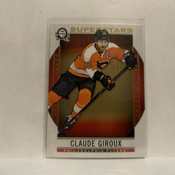 #139 Claude Giroux Superstars Philadelphia Flyers2018-19 OPC Coast to Coast Hockey Card KF