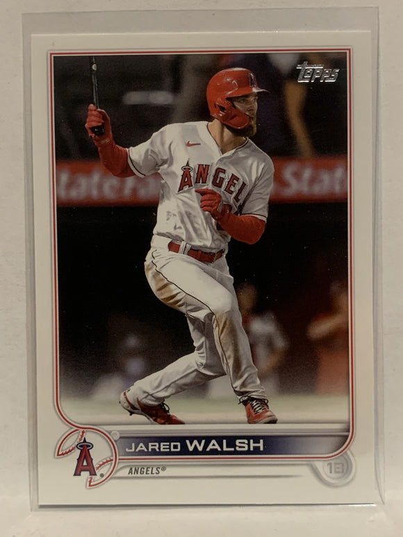 #154 Jared Walsh Los Angeles Angels 2022 Topps Series One Baseball Card MLB