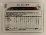 #308 Sammy Long Rookie San Francisco Giants 2022 Topps Series One Baseball Card MLB