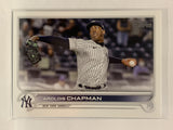 #142 Aroldis Chapman New York Yankees 2022 Topps Series One Baseball Card MLB