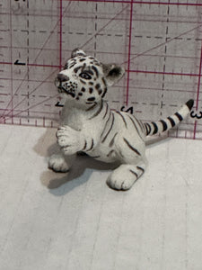 White Tiger Baby Cub Schleich  Toy Animal