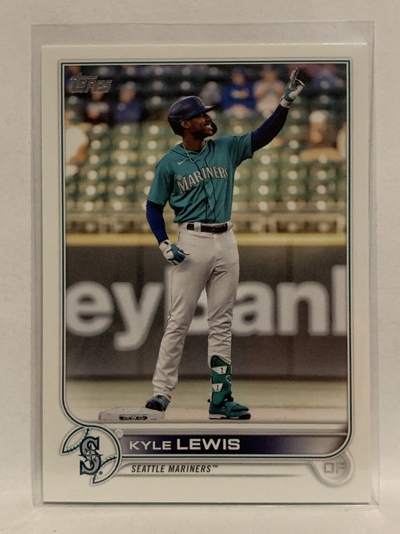 #206 Kyle Lewis Seattle Mariners 2022 Topps Series One Baseball Card MLB