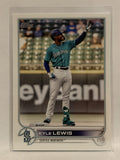 #206 Kyle Lewis Seattle Mariners 2022 Topps Series One Baseball Card MLB