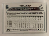 #206 Kyle Lewis Seattle Mariners 2022 Topps Series One Baseball Card MLB