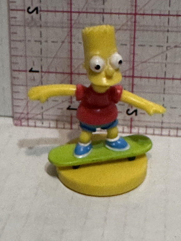 Bart Simpson on Skateboard 2003 Kelloggs Sasco  Toy Character