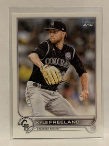 #169 Kyle Freeland Colorado Rockies 2022 Topps Series One Baseball Card MLB