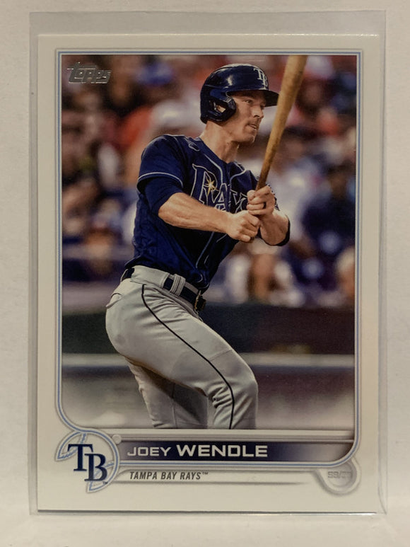 #145 Joey Wendle Tampa Bay Rays 2022 Topps Series One Baseball Card MLB