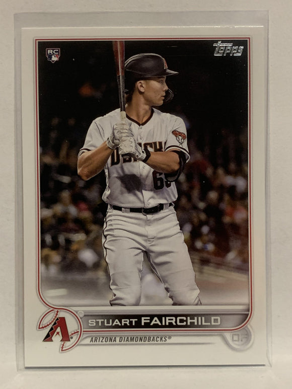 #163 Stuart Fairchild Rookie Arizona Diamondbacks 2022 Topps Series One Baseball Card MLB