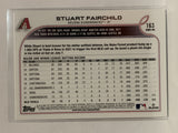 #163 Stuart Fairchild Rookie Arizona Diamondbacks 2022 Topps Series One Baseball Card MLB