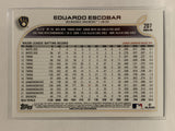 #207 Eduardo Escobar Milwaukee Brewers 2022 Topps Series One Baseball Card MLB